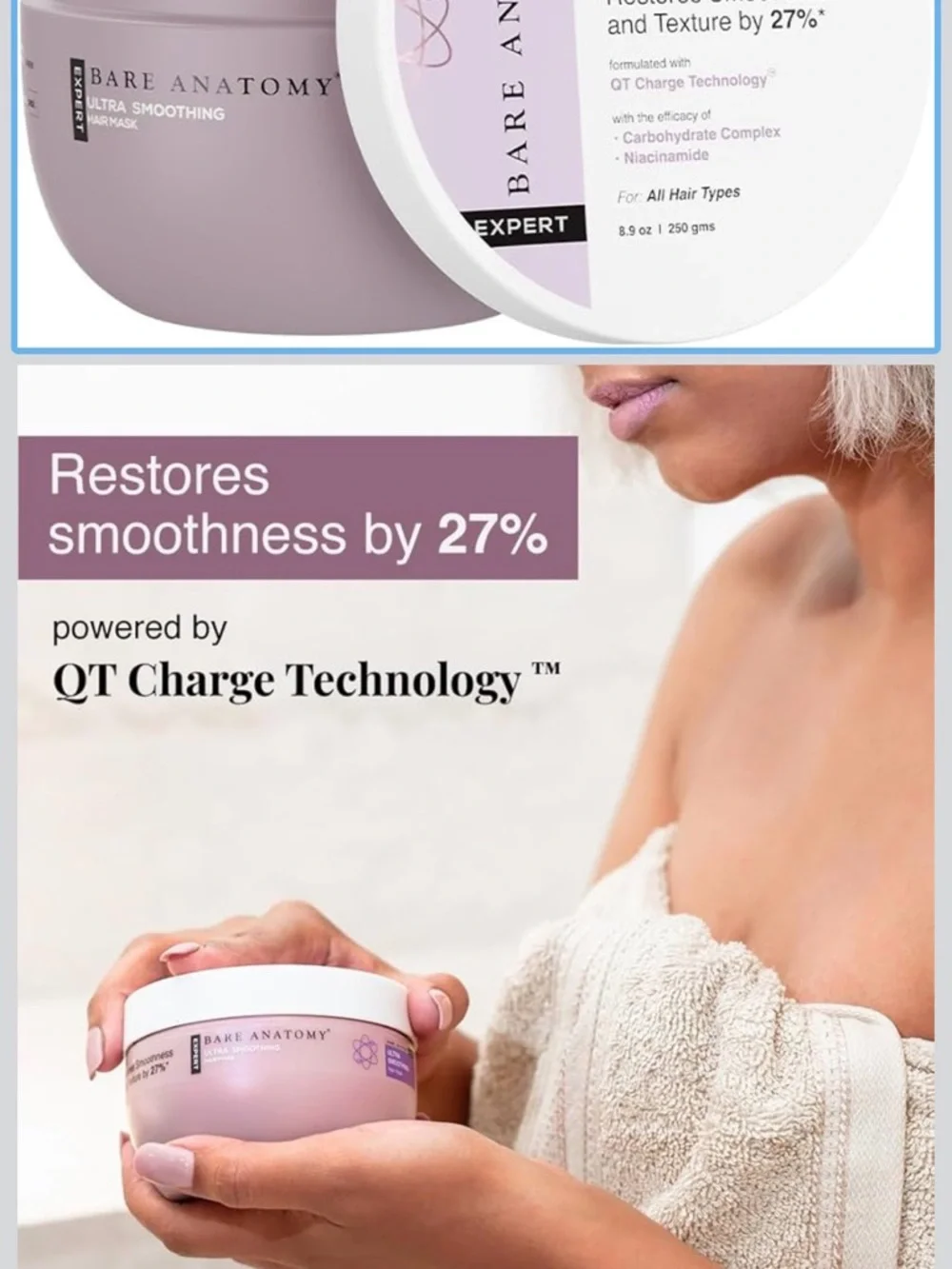 Ultra Smoothing Hair Mask -‎ Lavender